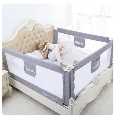 Factory Direct Sales Kids Bed Safety Guards with Adjustable Lifting Rod - Adjust Safety Bed Rail for Baby Customizable