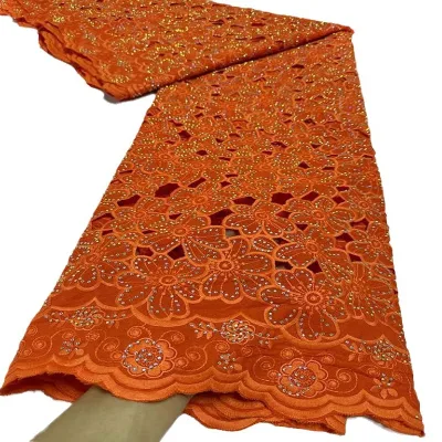 Guipure Lace Fabric Embroidery High Quality Wholesale Price Lace Fabric for Wedding Dresses