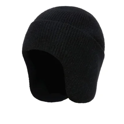 Knit Beanie Hats Winter Men Women Warm Knit Earflap Hat Stretchy Windproof Knit Cap for Winter Outdoor