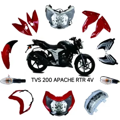 TVS 200 APACHE RTR 4V Motorcycle Plastic Parts Motorcycle Accessoires Engine Parts Body Parts Fenders and Side Covers