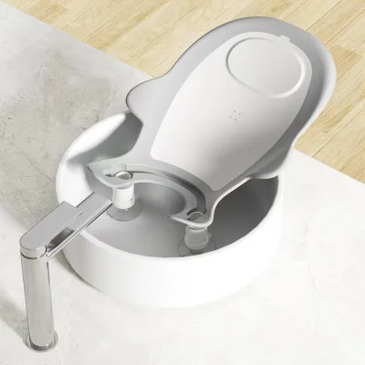Baby Bath Rack for Newborn Baby Bathing With Anti-Slip Suction Cups Cute Whale Shape Baby Bath Chair to Wash Butts