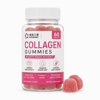 Hydrolyzed Fish Collagen Gummy Supplement 120 Count for Daily Skin Elasticity and Joint Comfort Support