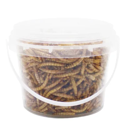 Small Pets Dry Mealworm Hamster Snacks Turtle Food Dried Mealworms