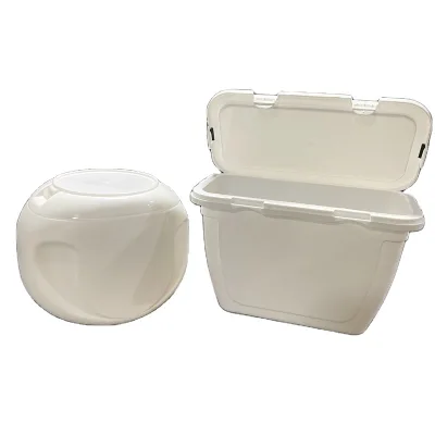 Laundry Detergent Beads Plastic Bottle Household Cleaning Supplies Storage Box Round Clothes Cleaning and Fragrance Beads Box