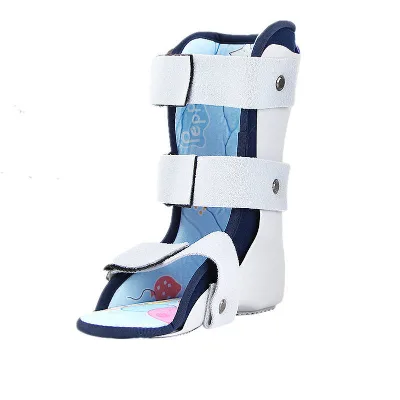 LB Children's Ankle Fixation Calf Guard Support Replacing Cast Shoe Lower Limb Walking Brace Polyester Easy to Use