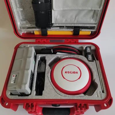 Fast Fixed Two Way Radio Farlink Protocol 1598 Channels IMU Kolida K7 Gnss K58 Plus Surveying Instruments Rtk