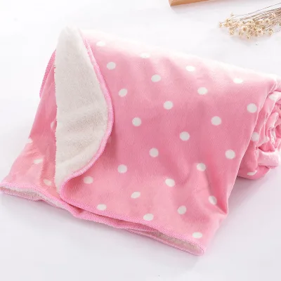 100% Polyester Cheap Printed Fleece Knitted Anti-pilling Soft Sherpa Blanket