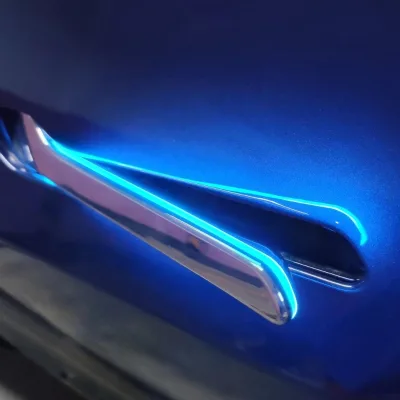 Tesla Model Y Automatic Pop-up Flush Door Handle LED Welcome Light Smart Electric Exterior Car Door Handle Upgrade