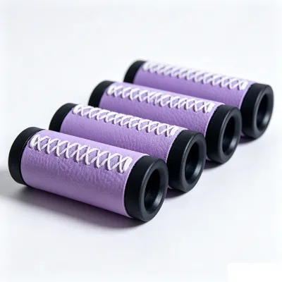 Colorful Woven Pattern 80-115mm*22mm Anti-Slip Shock-absorbing Durable MTB Commuter Bike Handlebar Grips