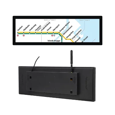 24 28 36 46 Inch Bar Type Lcd Display Screen Module Bus Rail Transport Metro Train Subway Bar Lcd Display