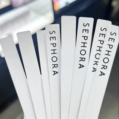 Custom Flower-shaped Disposable Perfume Test Strips, Essential Oil Test Strips, Scent Test Papers