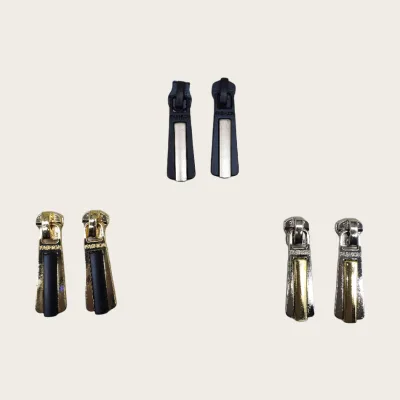 Wholesale Zinc Alloy Zipper Slider Head for Bag Schoolbag Coat Clothes Zipper Head Slider