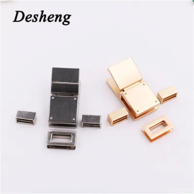DIY Bag Kit Hardware Accessories Strap Adjustment Clasp Flip Press Tofu Bag Lock Set
