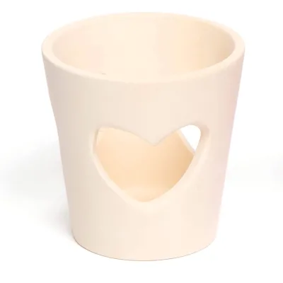 Mini Heart Tealight Holder Ready to Paint Ceramics for Kids to Decorate and Display (Box of 4)