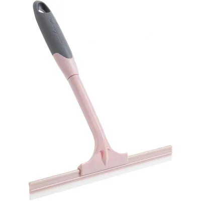 Portable Plastic Floor Window Mini Cleaner Squeegee Silicone Glass Wiper