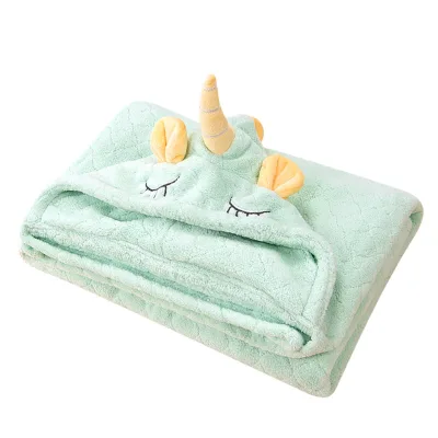 Bath Robe Absorbent Baby Bath Towel Quick-drying Children's Cloak Bath Towel with Hat