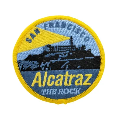 Embroidered Patch Stickers Self-adhesive Custom Back-glued Car Design Polyester Cotton Eco-friendly Fabric Logos