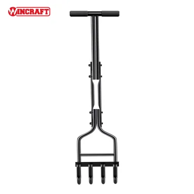 Garden Tools 4-Tine Manual Lawn Coring Aerator Lawn for Garden Yard Lawn Garden Core Aerator