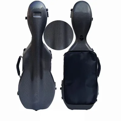 High-End Lightweight Carbon Fibre Violin Case with Music Bag Elite Musical Instrument Carry Bag