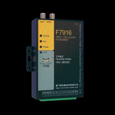 Four-Faith Industrial GPS Modem F7916 V4 with RS-232 Interface Wireless