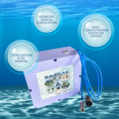 High Oxygen Transfer Micro Nano Bubble Diffuser Oxygenator Easy-Install Quick Connectors for Mini Home Aquaponics Systems