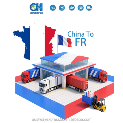 Cargo Logistics Agent Delivery Truck Transportation to France Shipment Door to Door Service Forward Transport Shipping Freight