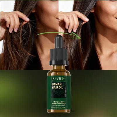 SEVICH Wholesale Natural Usman Grass Hair Treatment Oil Breakage Damaged Repair Hair Growth Oil for Healthy Hair