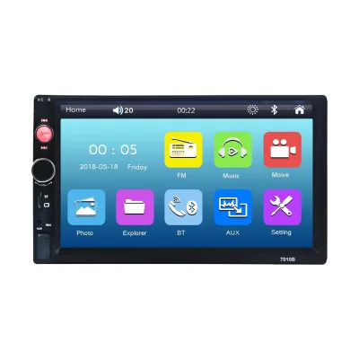 7inch Touch Screen Car Video MP5 Player 7010B With Support Reverse Camera  2din Video Radio