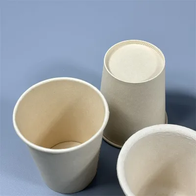 White Yellow Paper Hot Drink Disposable Cup Go Becher 12 Oz Pappbecher 8oz Coffee Paper Cup Disposable