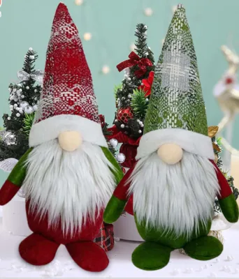 Hot Selling Christmas Gnome Dolls Decor Funny Cartoon Toys Fashion Multi Pattern Elf Plush Toys Natale Decorations