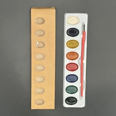 Bulk Wholesale Solid Watercolor Paint Set Assorted Color Count Travel Pocket Watercolor Pigment Kit for Stationery Store Retail