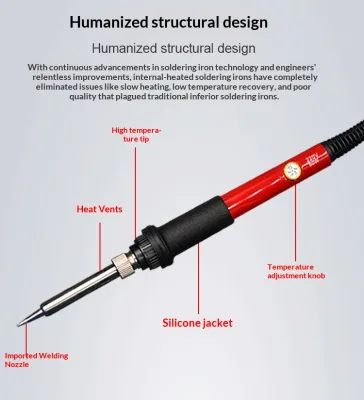 Cross-border Adjustable Temperature Soldering Iron Set 110-220V Household Repair Pyrography Electric Welding Torch