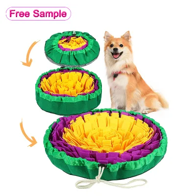 Fashion Felt Activity Enrichment Sniffing Mat Food Game Puzzle Carpet Nose Work Pet Snuffle Mat for Dogs Free Sample