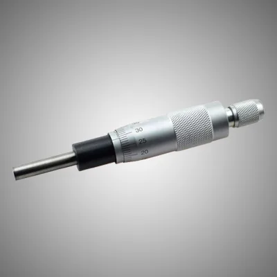 NEWJIELI 0-6.5mm Stainless Steel Micrometer Head 0.004mm Accuracy Miniature Parts for Watchmaking Laboratory CNC
