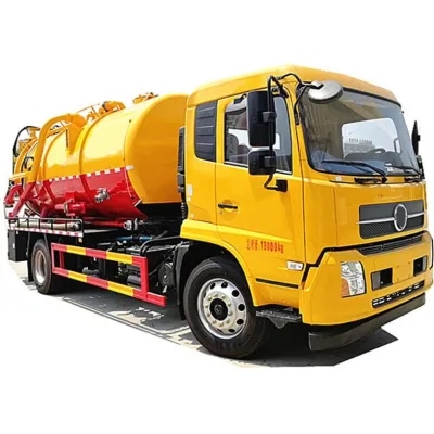 Heavy Duty Reliable Vacuum System Sewage Suction Truck for Septic Waste Removal Operation