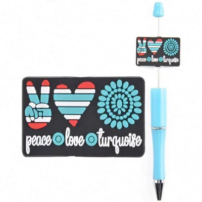 University Silicone Focal Beads College Sign Silicone Focal Beads Pen Making HBCU Silicone Focal Beads
