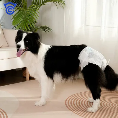 Disposable Dog Diaper Pants Ultra Absorbent Breathable Leak Proof Physiological Diapers for Male Female Dogs Cats