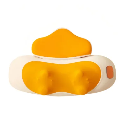 Trending Gift Travel Neck Pillow Hot Compress Knead Vibration Shoulder Head Relieve Fatigue Neck Traction Massage Pillow