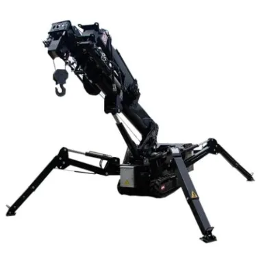 Wholesale Multifunctional Spider Crane Rotating Crawler Mini Crane 1.2 Tons Lifting and Handling Marine Spider Crane