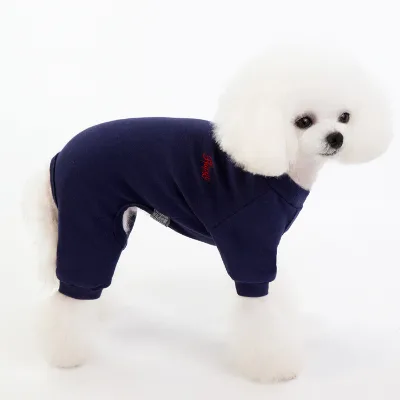 Wholesale Cotton Plaid 4 Legs Pet Dog Overall Clothes