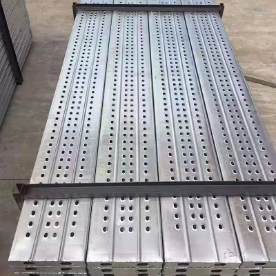 Construction Material Scaffolding Board Safety Pedal Perforated Scaffold Parts Steel Metal Plank