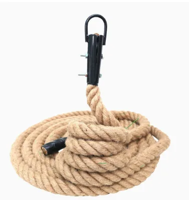 Factory Direct Jute Sports Competition Rope for Arm Strength Training Climbing High Tenacity Customizable Diameter