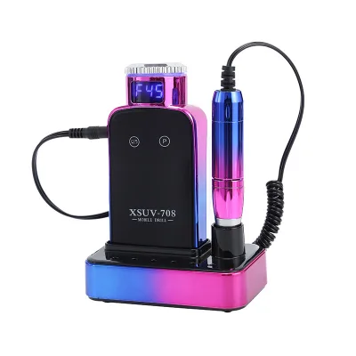 Best-Selling Brushless 45000 RPM Cordless Nail Drill Rechargeable Lithium Battery Charging Base Portable Nail