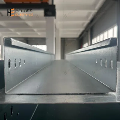 HOLDEE ISO 1461 Hot Dip Galvanized Outdoor Cable Trunking with Return Flange