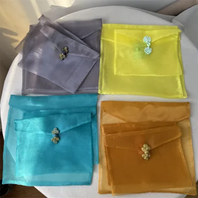 Chuanghua Organza Chinese Wind Transparent Envelope Bag Clothing Gift Packaging Bag