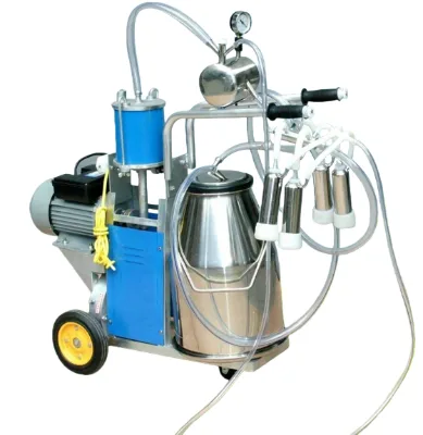 Electric Gasoline Engine Farm Equipment Competitive Price for Dairy Farm Hot Sale Stainless Steel Single Cow Milking Machine