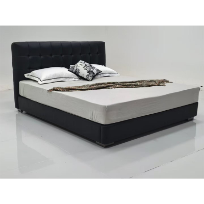 Queen and King Bed Popular Leather Modern Simple Double Bed Master Bedroom Frame Light Luxury Soft Bed for Wedding Bedroom