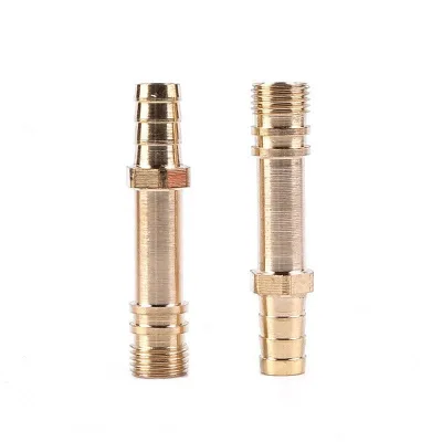Stainless Steel Braided Tube Copper Fittings 48mm Bathroom Plumbing Hose Copper Rod Tube Material Hose Short Connector