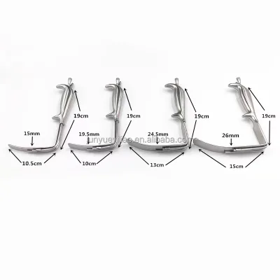 Tebbets Style Fiber Optic Lighted Breast Retractor Reusable Manual