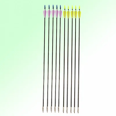 High Selling 3 Inch Rubber Feather Glassfiber Shaft for Outside Sport Shooting and Training